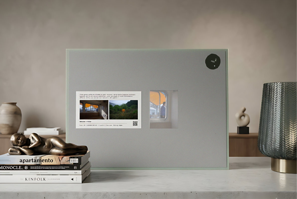 A handcrafted Miju art print package